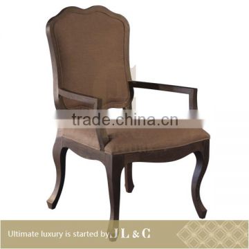 Luxury Dining Room 2016 New Wooden Dining Chair With Oxhide Leather AC05-09 From China Supplier JLC Luxury Home Furniture