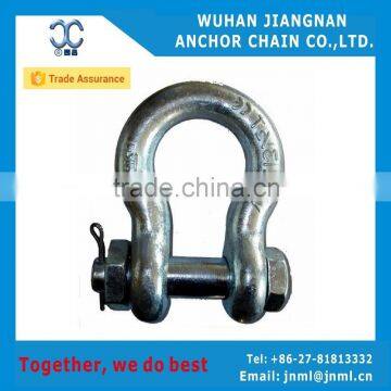 D shackle chain links stainless steel bow shackle, chain shackles