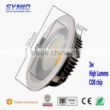 Hot Sales 3W Round Recessed COB LED Downlight photo-5