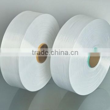 100%Polyester yarn POY raw white 535D/216F TBR recycled polyester