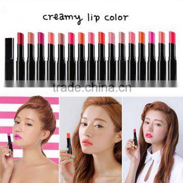 Korean Brand 100% New 13color matte lipstick sexy lip black tube