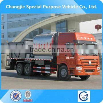 factory sale rubber asphalt synchronous chip sealer,bitumen chip sealer