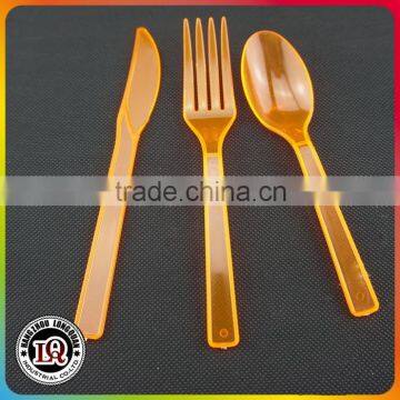 Party Disposable Plastic Transparent Cutlery Kit