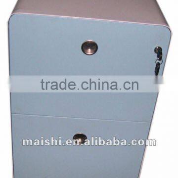 Hot sale!!! 2 drawers metal file cabinet with silver grey colors