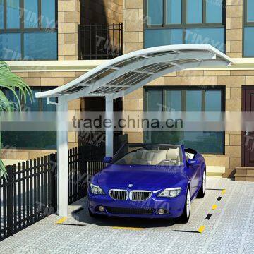 New design free standing aluminium farme carport .