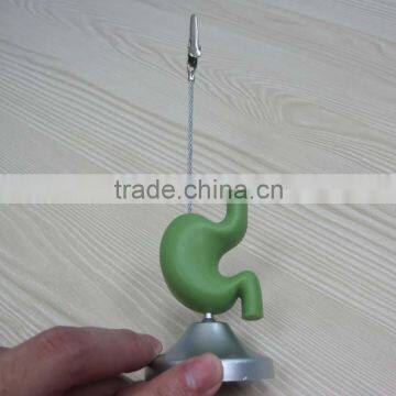 plastic stomach shape memo clip for promotional gift