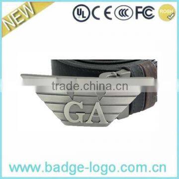 silver belt buckle with belt