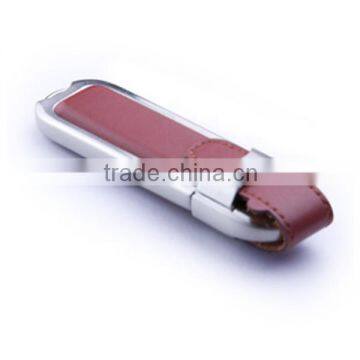 Hottest selling leather pen drive 1GB