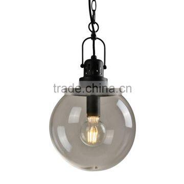 Decorative led vintage ball glass pendant light,Led vintage ball glass pendant light,glass pendant light P2008S