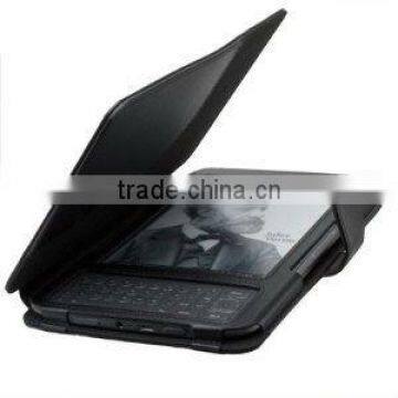 Leather Cover case for Kindle 3 with clasper