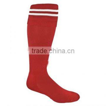 Red soccer sock