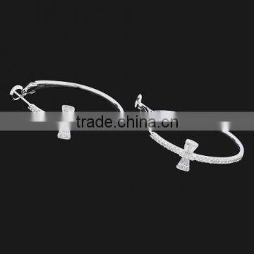 Golden Manufacturer Girls Hoop Earring Diamond Earring photo-2