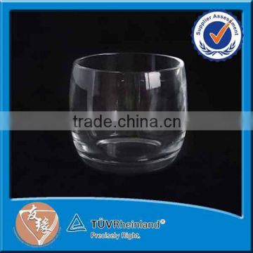 hand-blown 530ml large size round glass tumblers for candles