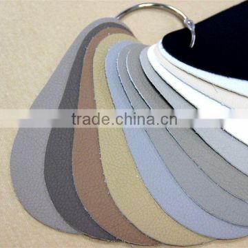 Embossed PVC leather for car seat covers no smell, same with real leather design