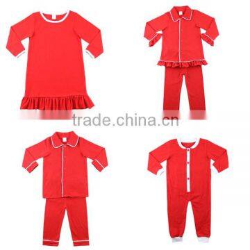 2016 winter children clothes holiday red kids pajamas baby wear brother siester matching christmas family pajamas