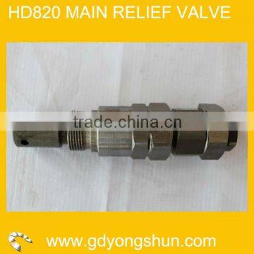 HD820 main relief valve main control valve