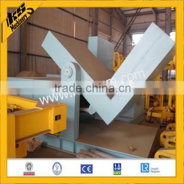 Hydraulic steel coil tipper