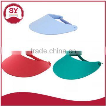 Customize foam sun visor cap One size with elastic string