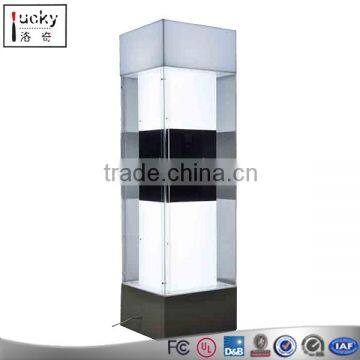 Long Acrylic Display Cabinet exhibition with LED Lighted