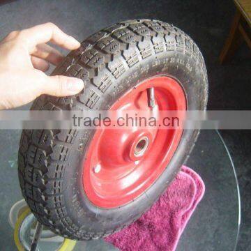 new brand wholesale 3.50-8 wheelbarrow tire 3.50-8 wheel Qingdao wheelbarrow factory