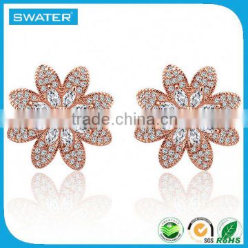 Fashion Accessories Factories Wholesale Flower Shape Acrylic Earrings