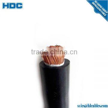 YHF soft copper conductor natural rubber sheath welding cable IEC81 82 400v 95mm2 2997/0.20mm 1066.17kg/km