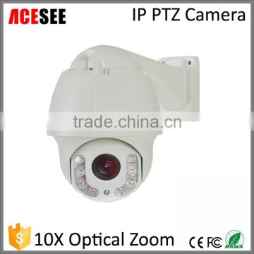 ACESEE 10x Optical Zoom PTZ Camera IR 2MP 1080P Outdoor Mini High Speed Dome IP Camera