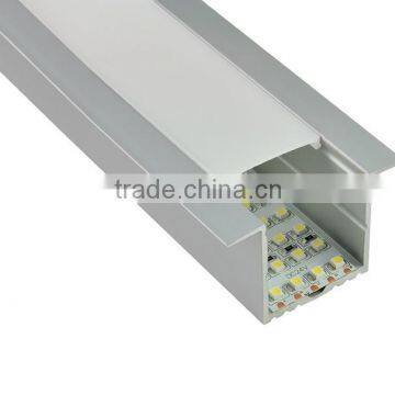 Big size T type wide flange aluminium profile led strip lighting