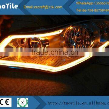 Motor parts accessories flexible led car neon light tear strip led daytime running light for car bus truck