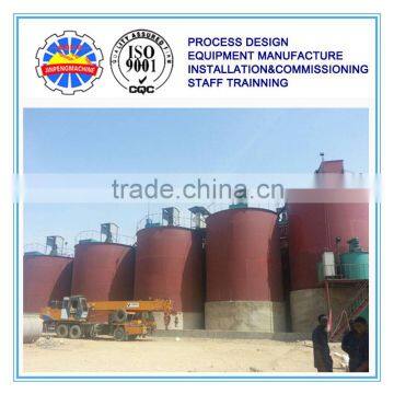 New condition ore beneficiation plant leaching tank