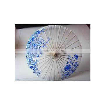 handmade hand painted Chinese oil paper umbrella