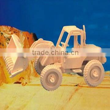 Wooden Toy Bulldozer