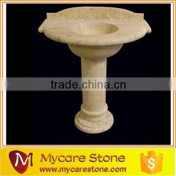 New arrival wash pedestal basin on sale,stone pedestal basin