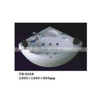 New Design White Acrylic Massage Bathtub, With Whirlpool Heater photo-5
