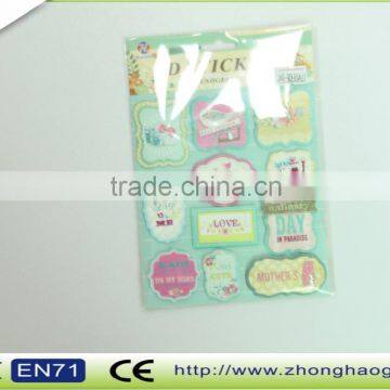 Hot sale customized paper sticker