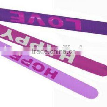 2015 new slap silicone wristband