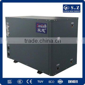 Minus -25 degree C winter using floor heating room ground source heat water pump