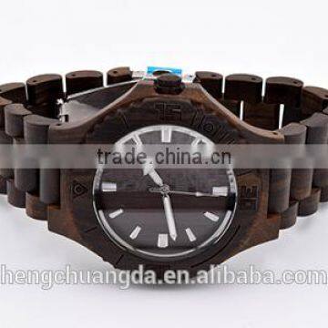 Hot Sale Wrist Watch for Adult Quartz Wood Watch photo-6