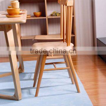 A Manchurian Ash Chair China Top Quality Dining Chair Without Armrest / Modern Wooden Chair photo-5