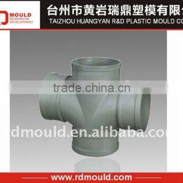 plastic durable cross pipe fitting mould