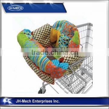 OEM cotton padded 2 in 1 shopping cart high chair cart cover