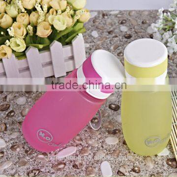 Easy Carry Hiking Frosted Plastic Kids Water Bottle photo-2