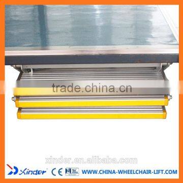 TUV CE Aluminum Electric Triple 3 Step Stepper Ladder Step Stool With LED Light for Van and Motorhomes photo-5