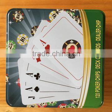 120 Pcs Texas Hold'em Poker Set in Tin Box photo-4