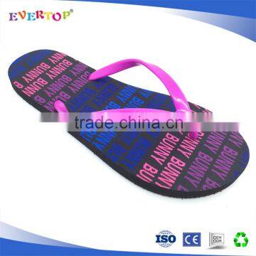 2016 Hot sell rubber footwear Cheap Outdoor women Slipper Slide shoes beach flip flops for ladies