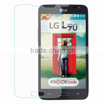 for LG L90 D405N Tempered Glass Screen Protector 9H 0.26 MM Rounded Edge Bubble Free Anti Dust Anti-scratch photo-2