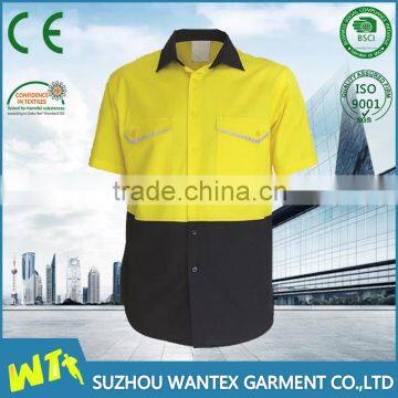 working t-shirt men t shirt safety reflective t shirt for men working