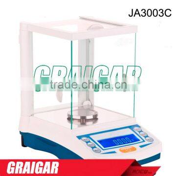 High Precision electronic balance scales JA3003C 300 grams capacity 0.001g Internal Calibration