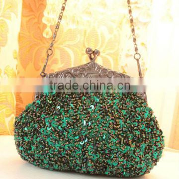 2014 wholesale Elegant Fashion party bag vintage bead evening bag