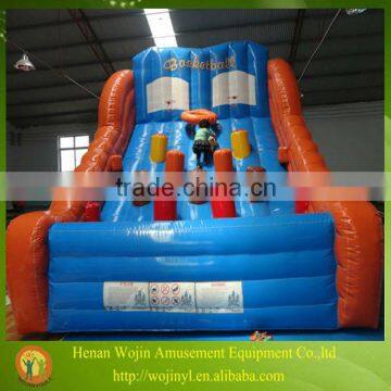 2016 hot kids inflatable basketball shooting